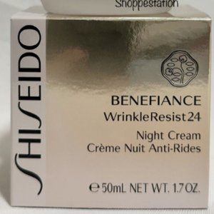 Shiseido Benefiance WrinkleResist24 Night Cream Full Size 1.7oz /50ml New In Box